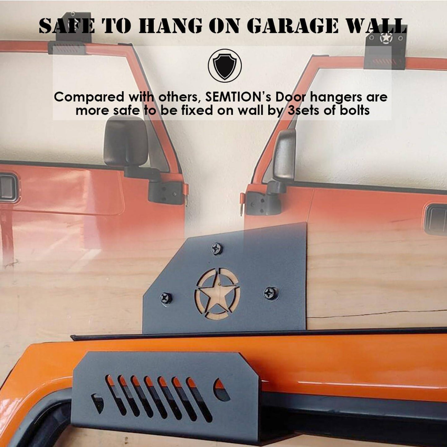 Jeep Door Hangers Door Storage for Jeep Wrangler JK JKU JL JLU TJ JT Gladiator