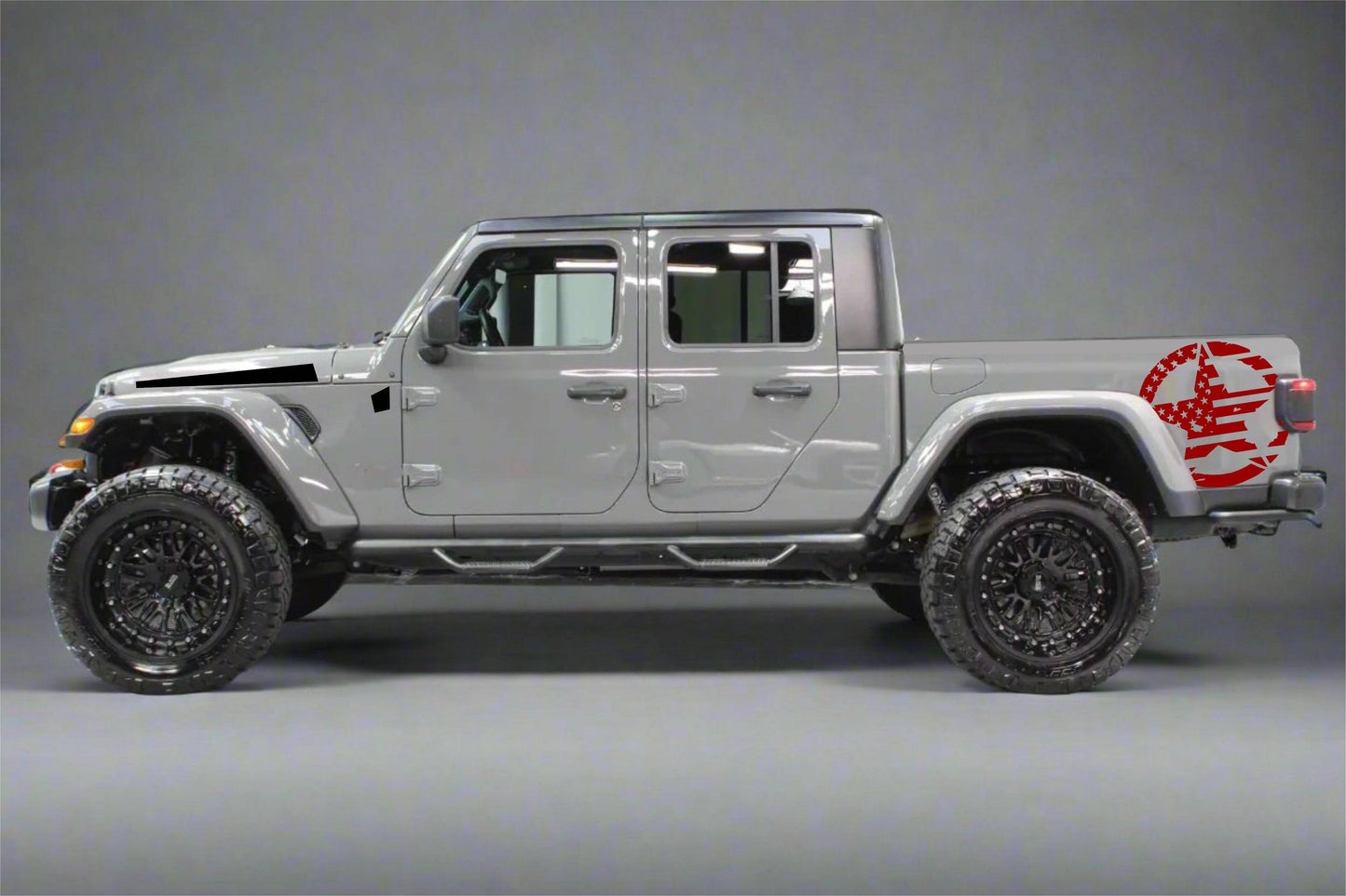 American Flag Military Star Decals for Jeep Gladiator Truck Bed