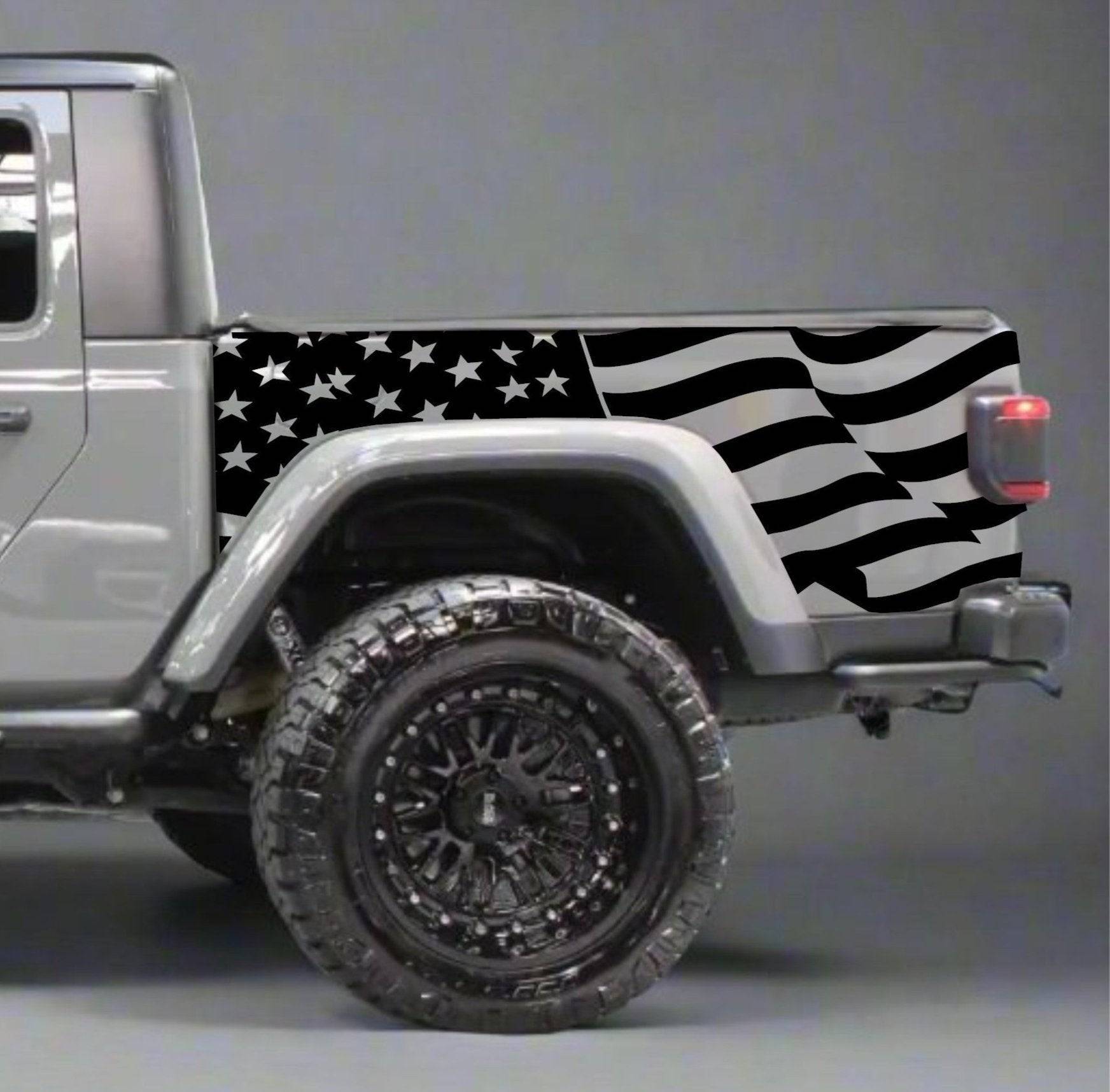 American flag Jeep Gladiator Decals