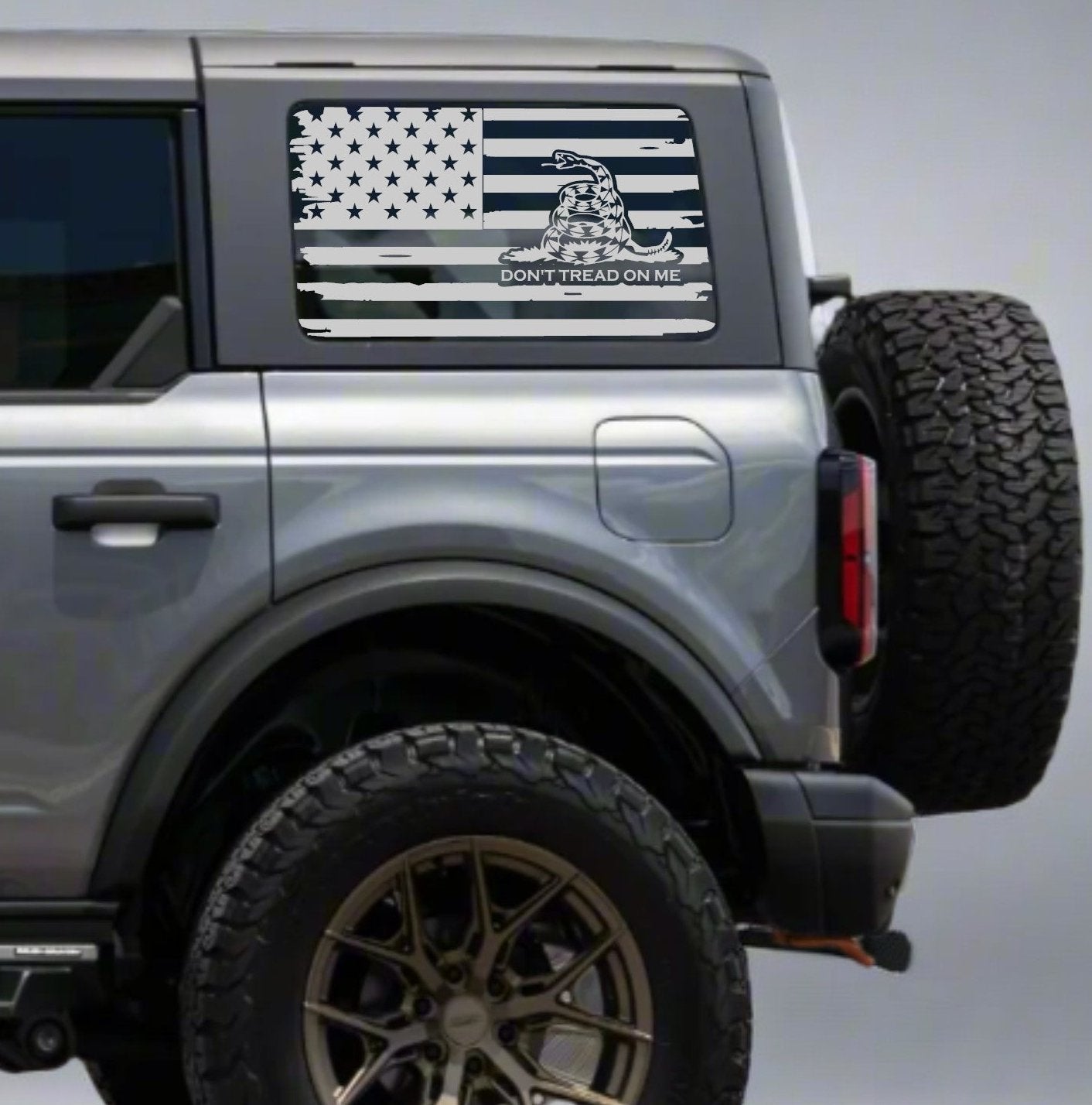 Don't Tread on Me | American Flag Decals for Ford Bronco 4-Door