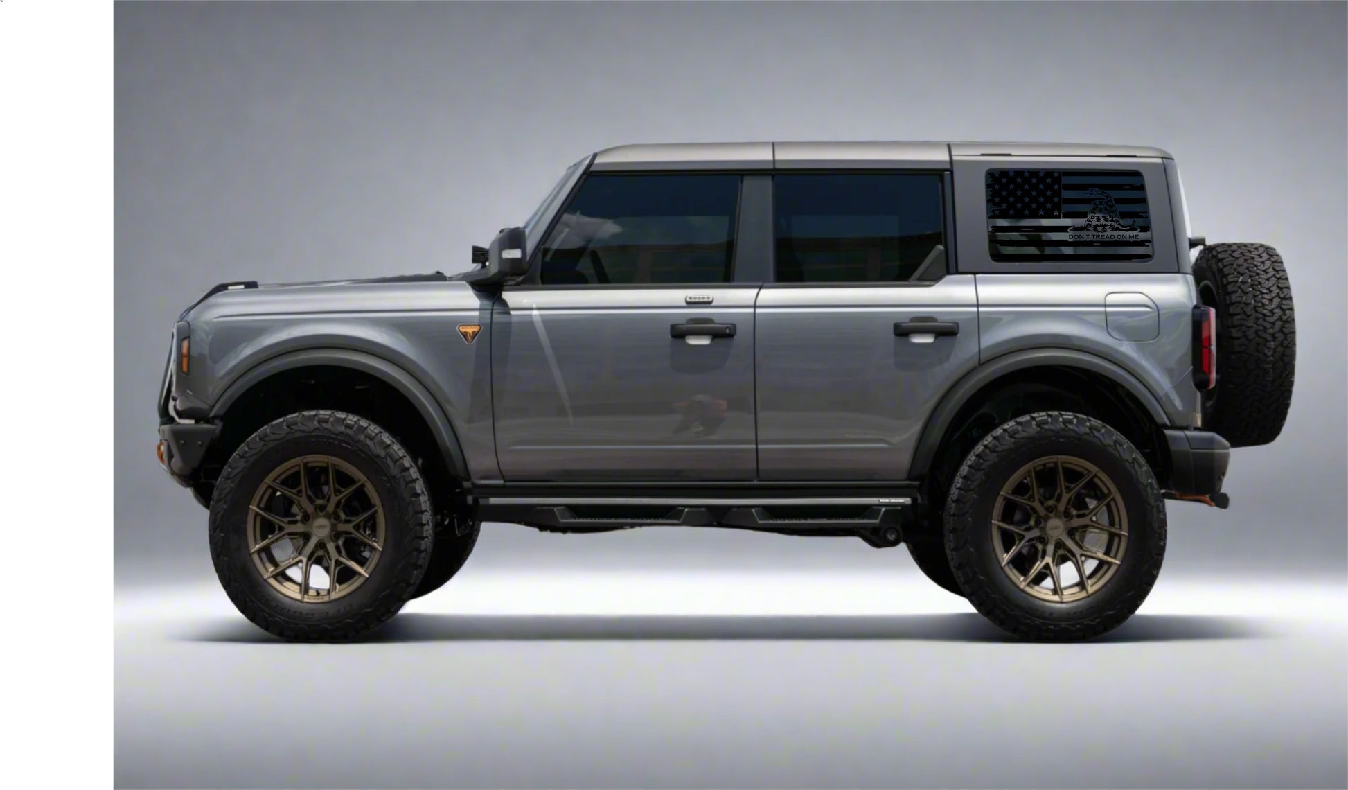 Don't Tread on Me | American Flag Decals for Ford Bronco 4-Door