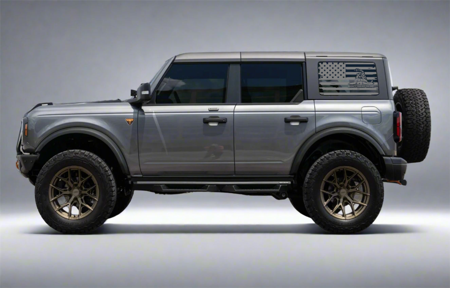 Don't Tread on Me | American Flag Decals for Ford Bronco 4-Door