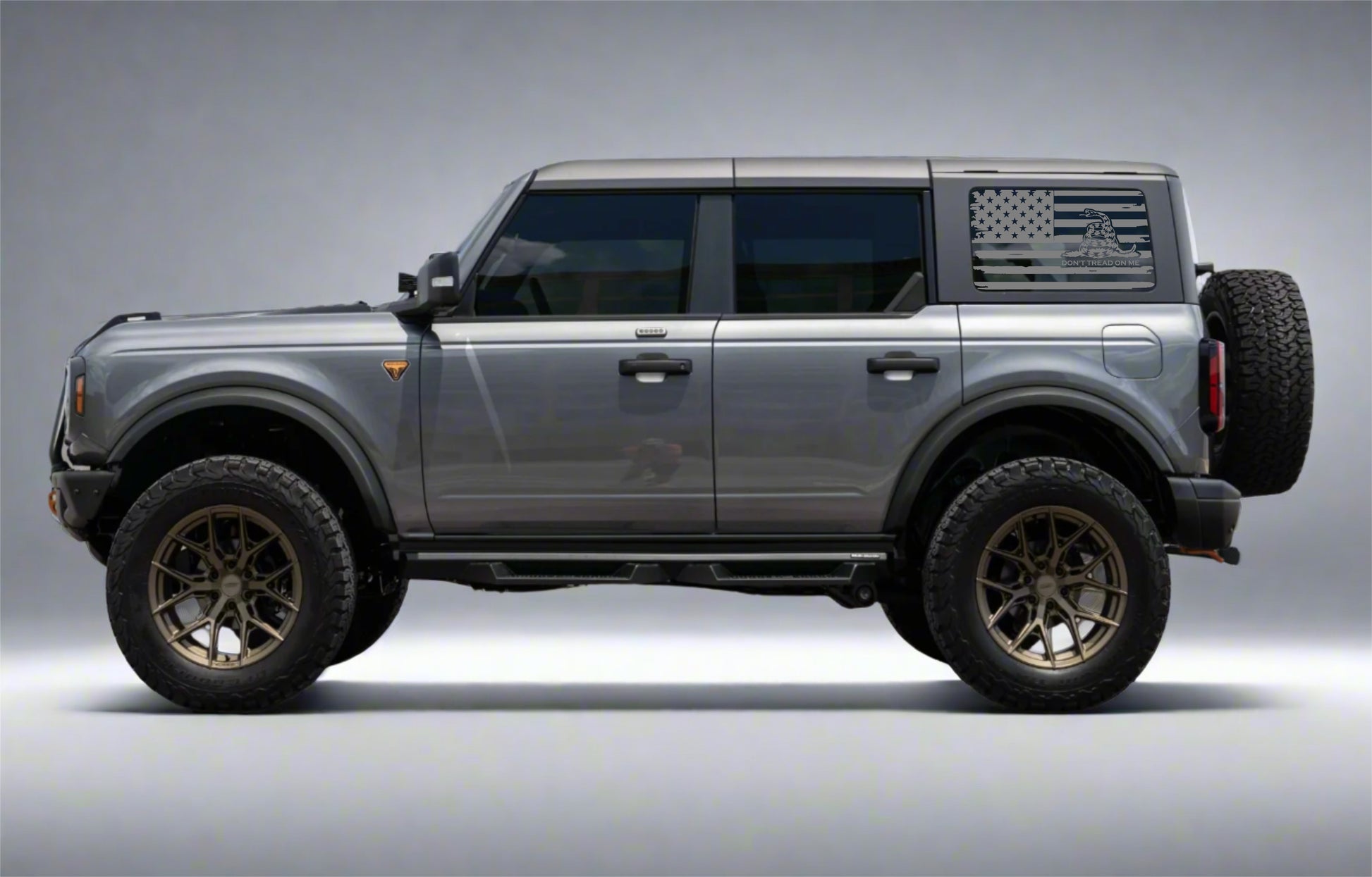 Don't Tread on Me | American Flag Decals for Ford Bronco 4-Door