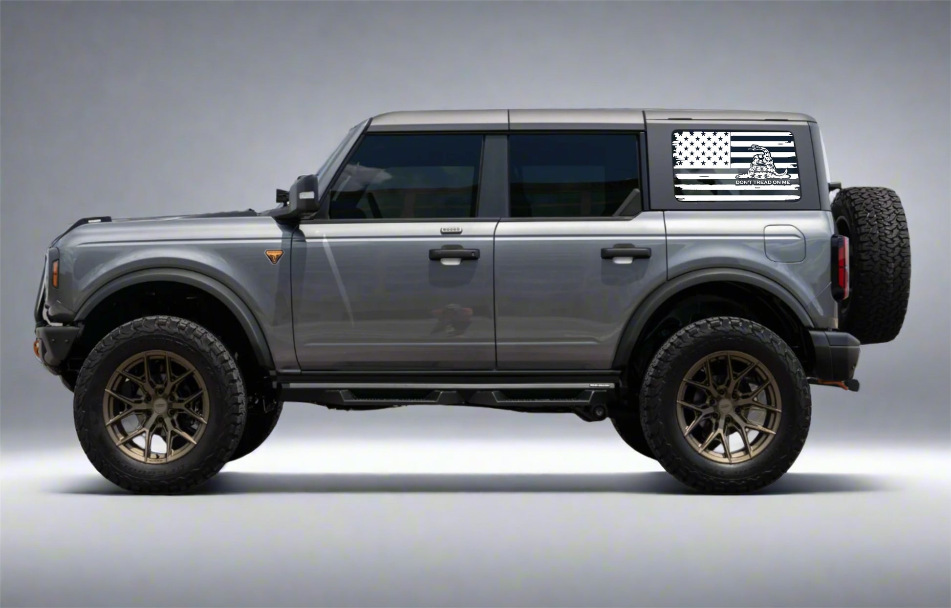 Don't Tread on Me | American Flag Decals for Ford Bronco 4-Door