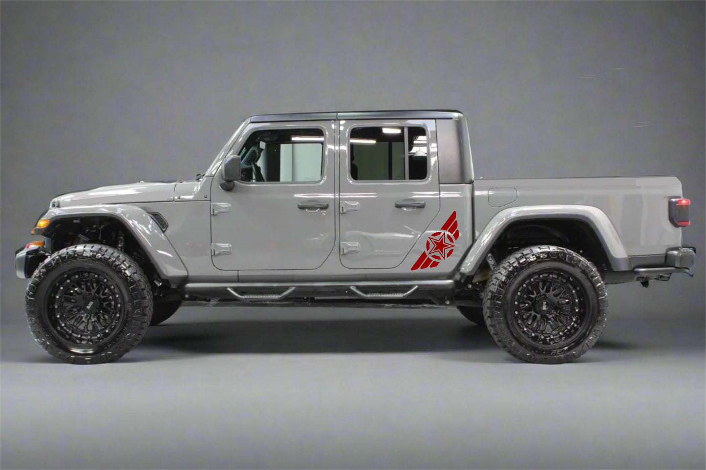 Militar Star decals for jeep gladiator