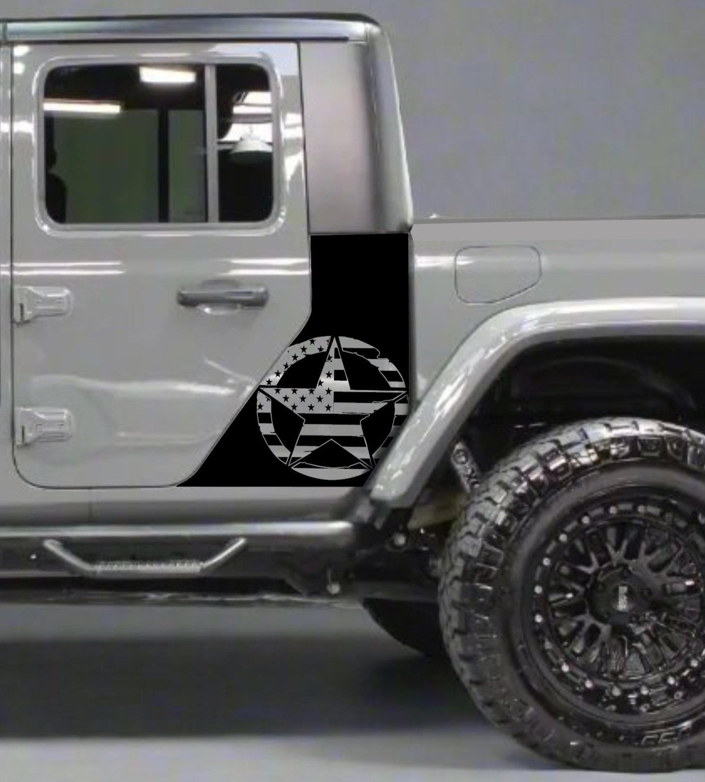 Military Star American Flag Jeep Gladiator Graphics