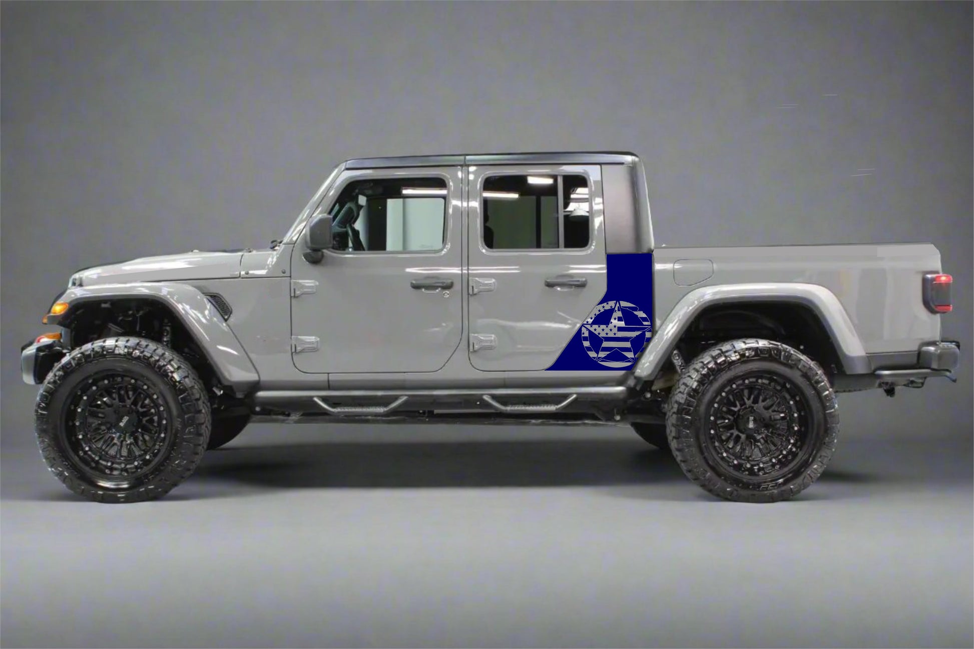 Military Star American Flag Jeep Gladiator Graphics
