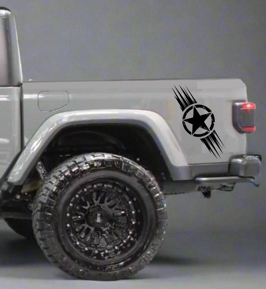 Military Star Decal for Jeep Gladiator Truck Bed