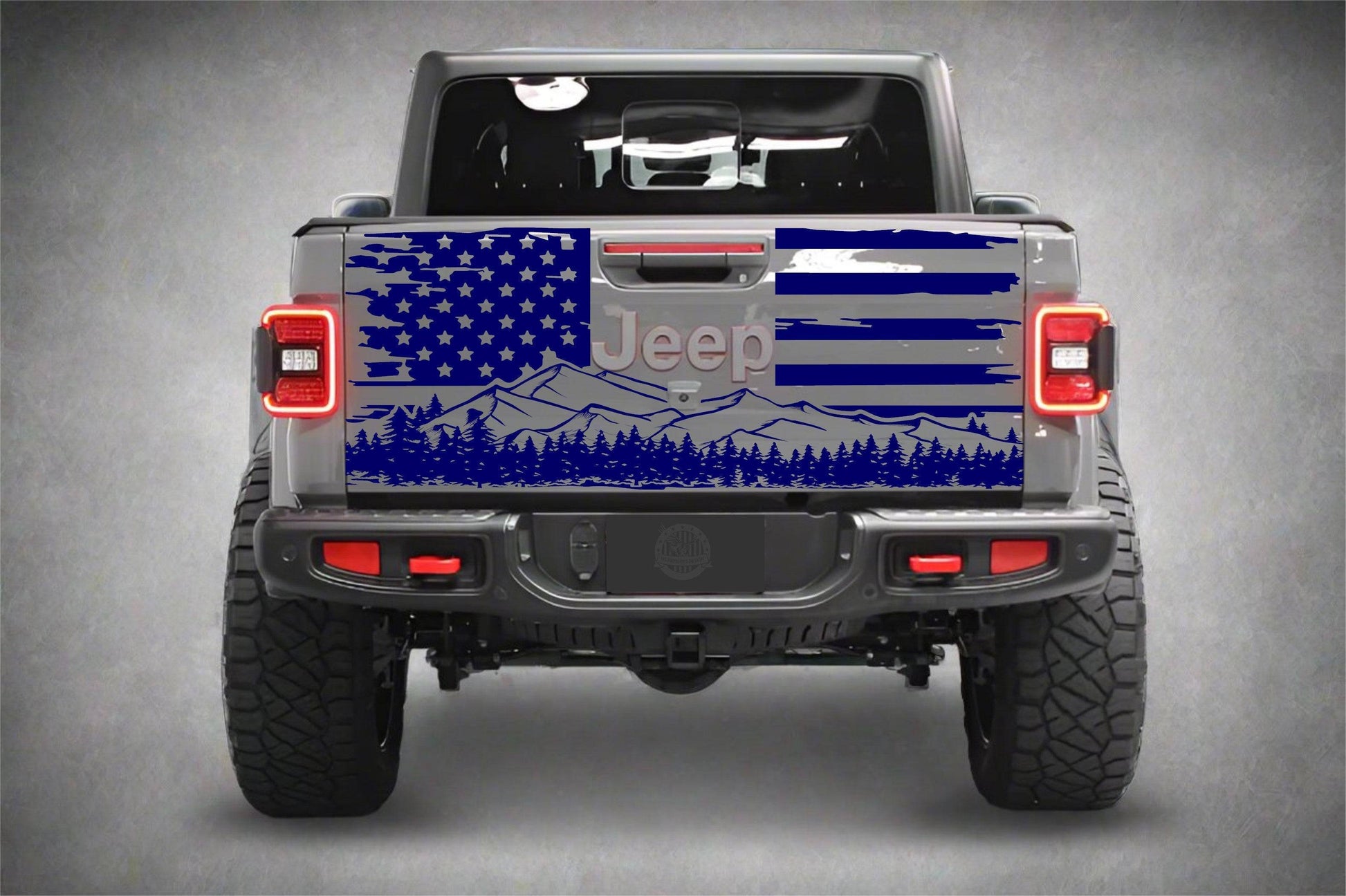 Mountain_Silhouette_American_Flag_Jeep_Gladiator_Decal