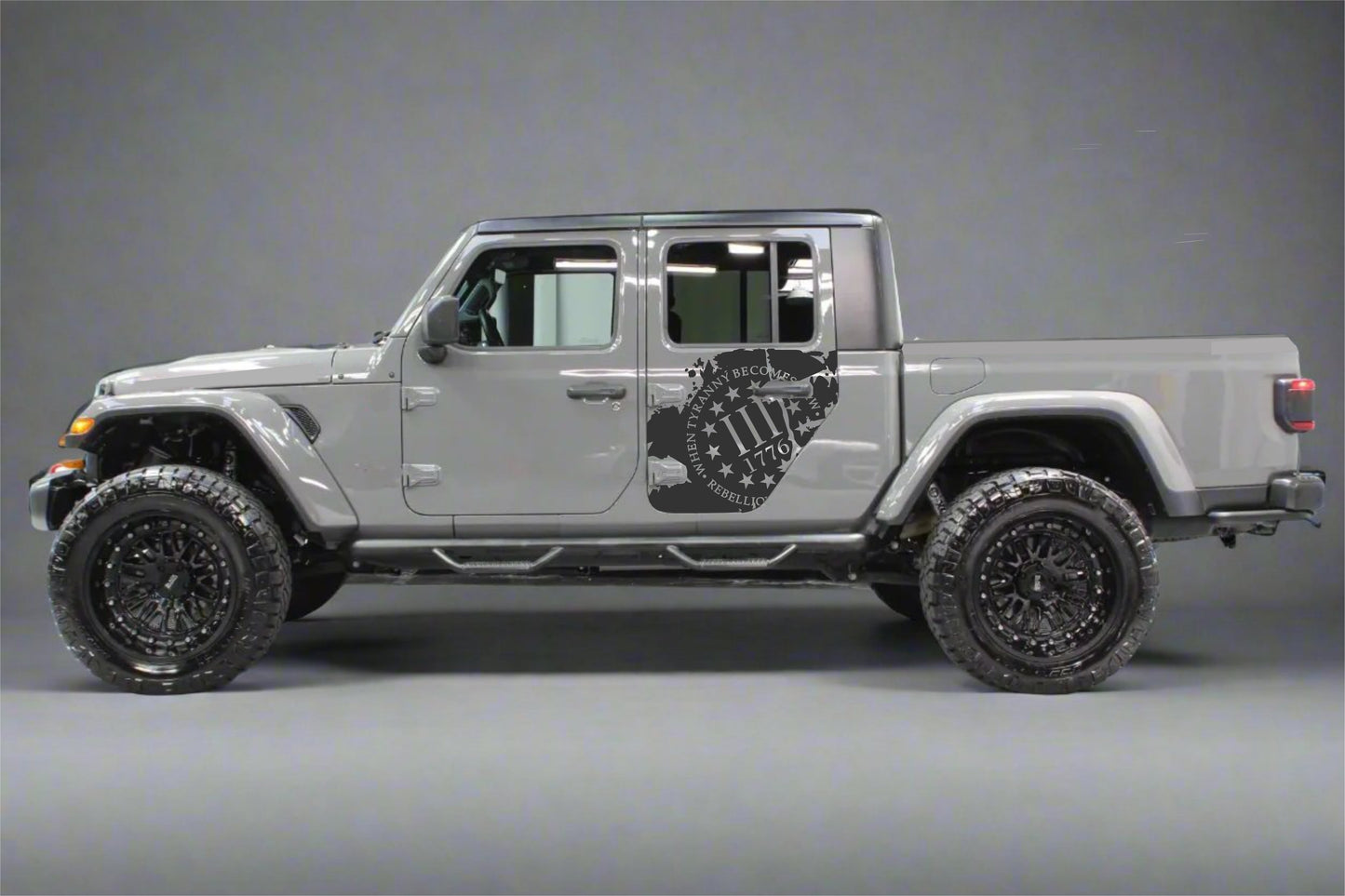 When Tyranny Becomes Law Rebellion Becomes Duty Decals for Jeep Gladiator