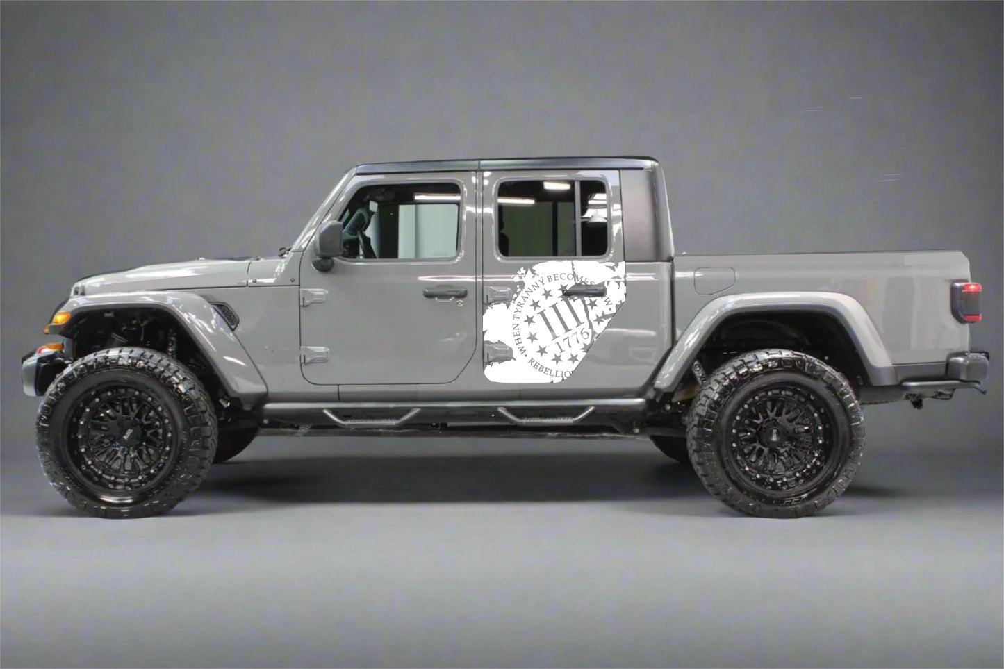 When Tyranny Becomes Law Rebellion Becomes Duty Decals for Jeep Gladiator