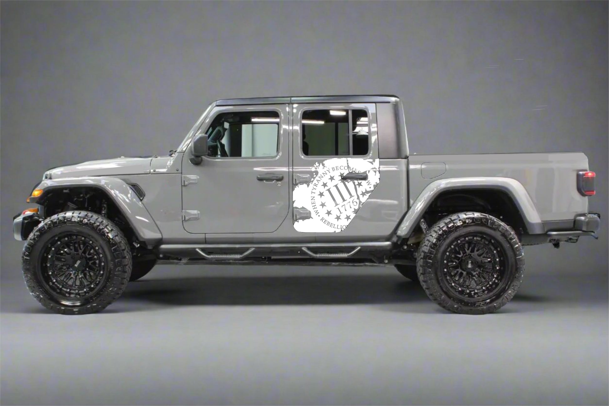 When Tyranny Becomes Law Rebellion Becomes Duty Decals for Jeep Gladiator