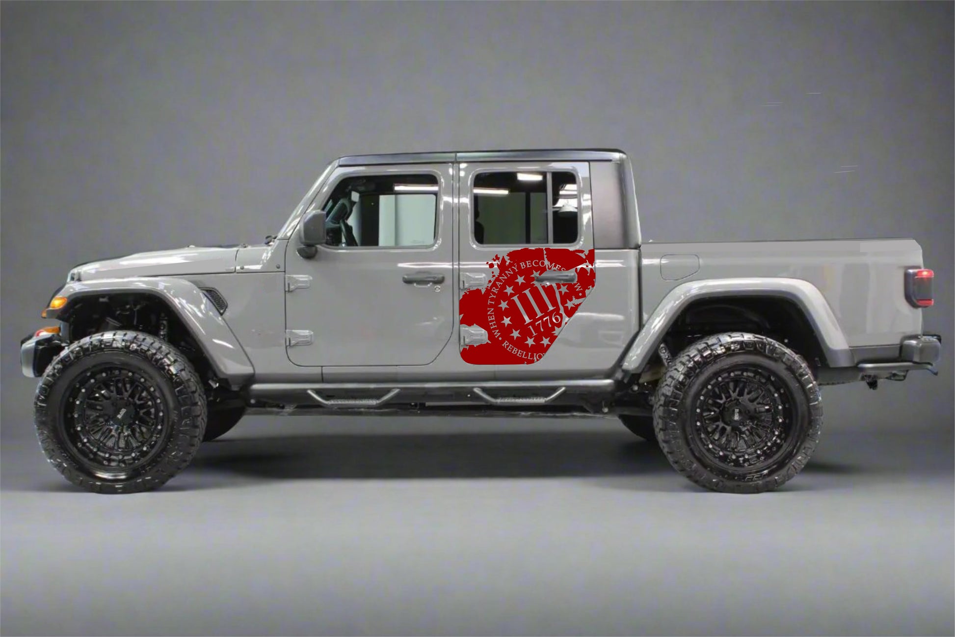 When Tyranny Becomes Law Rebellion Becomes Duty Decals for Jeep Gladiator