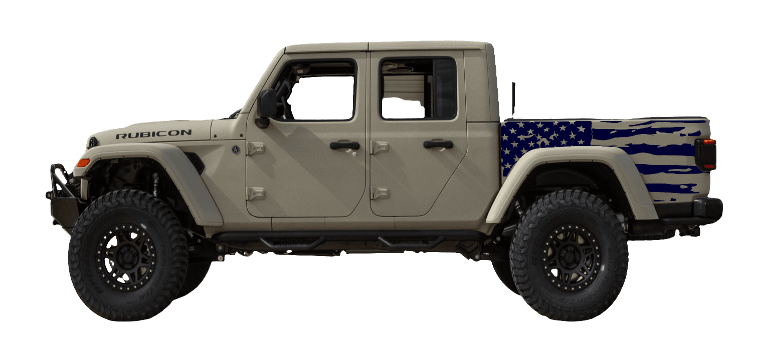 Decal for jeep gladiator