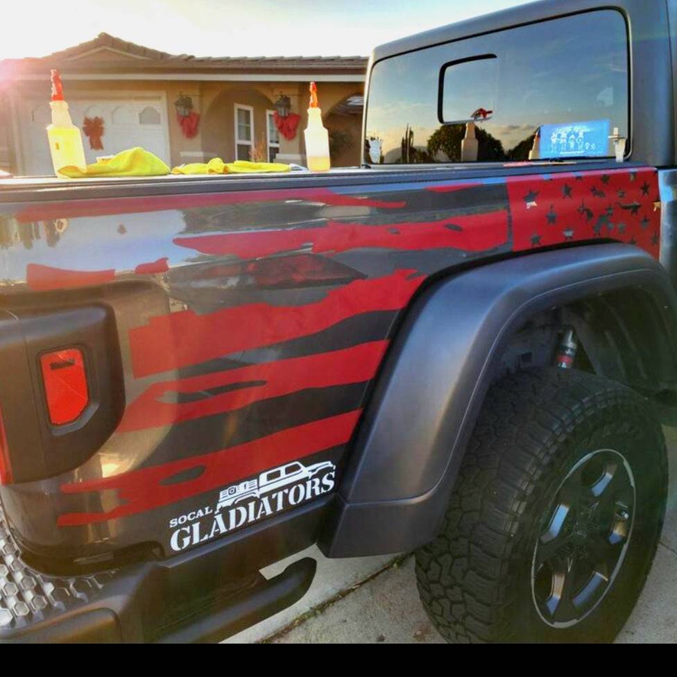 Decal for jeep gladiator