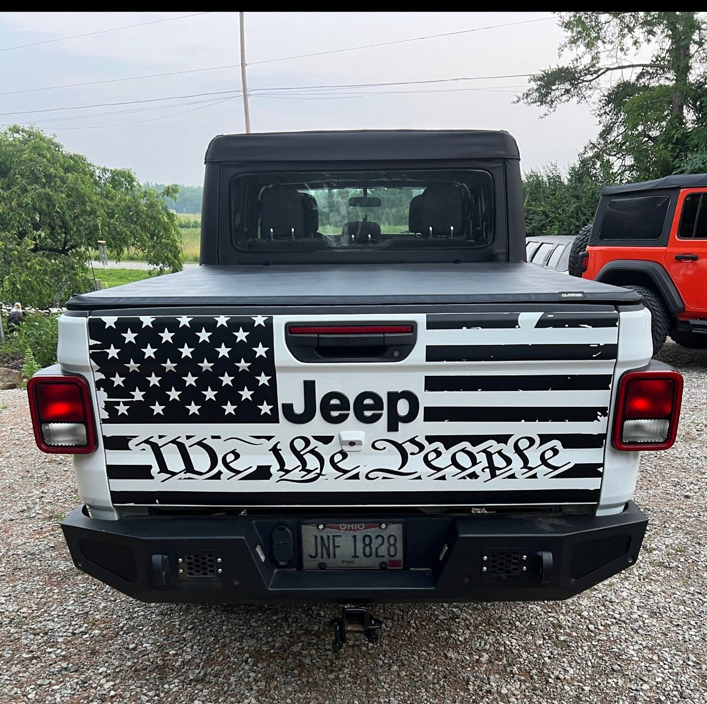 on't Tread on Me American Flag Jeep Gladiator Decal
