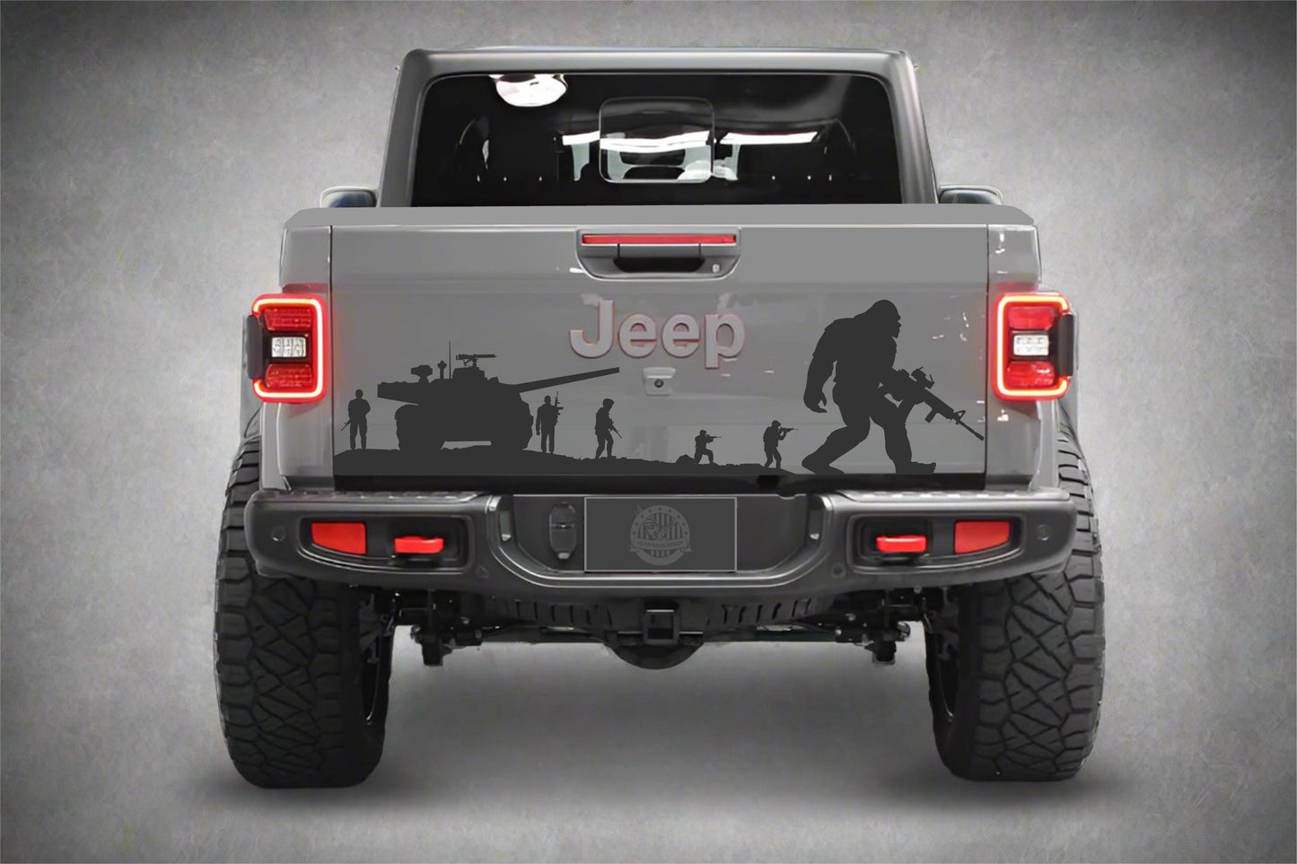 Military Soldiers Sasquatch Decal