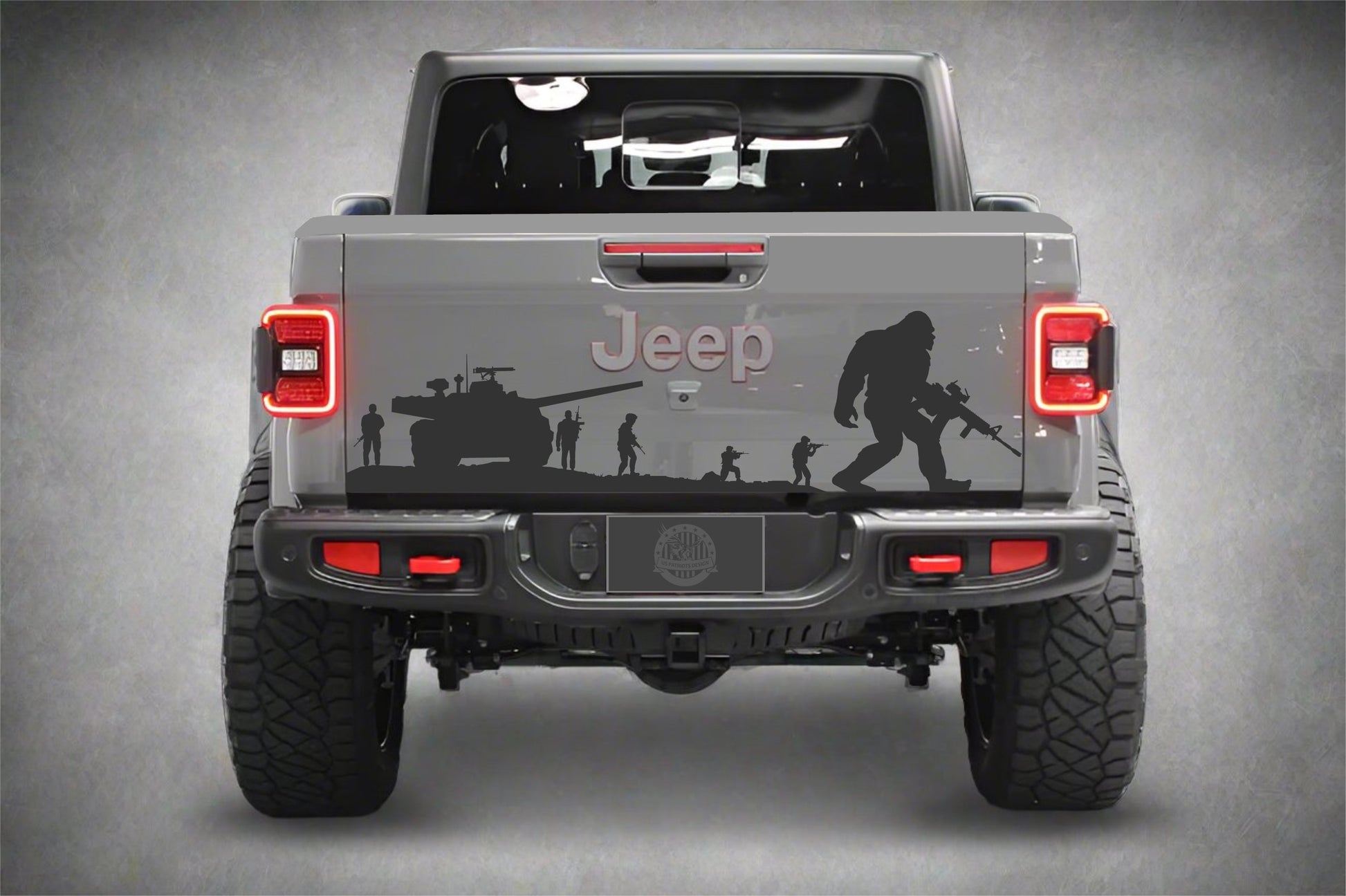 Military Soldiers Sasquatch Decal