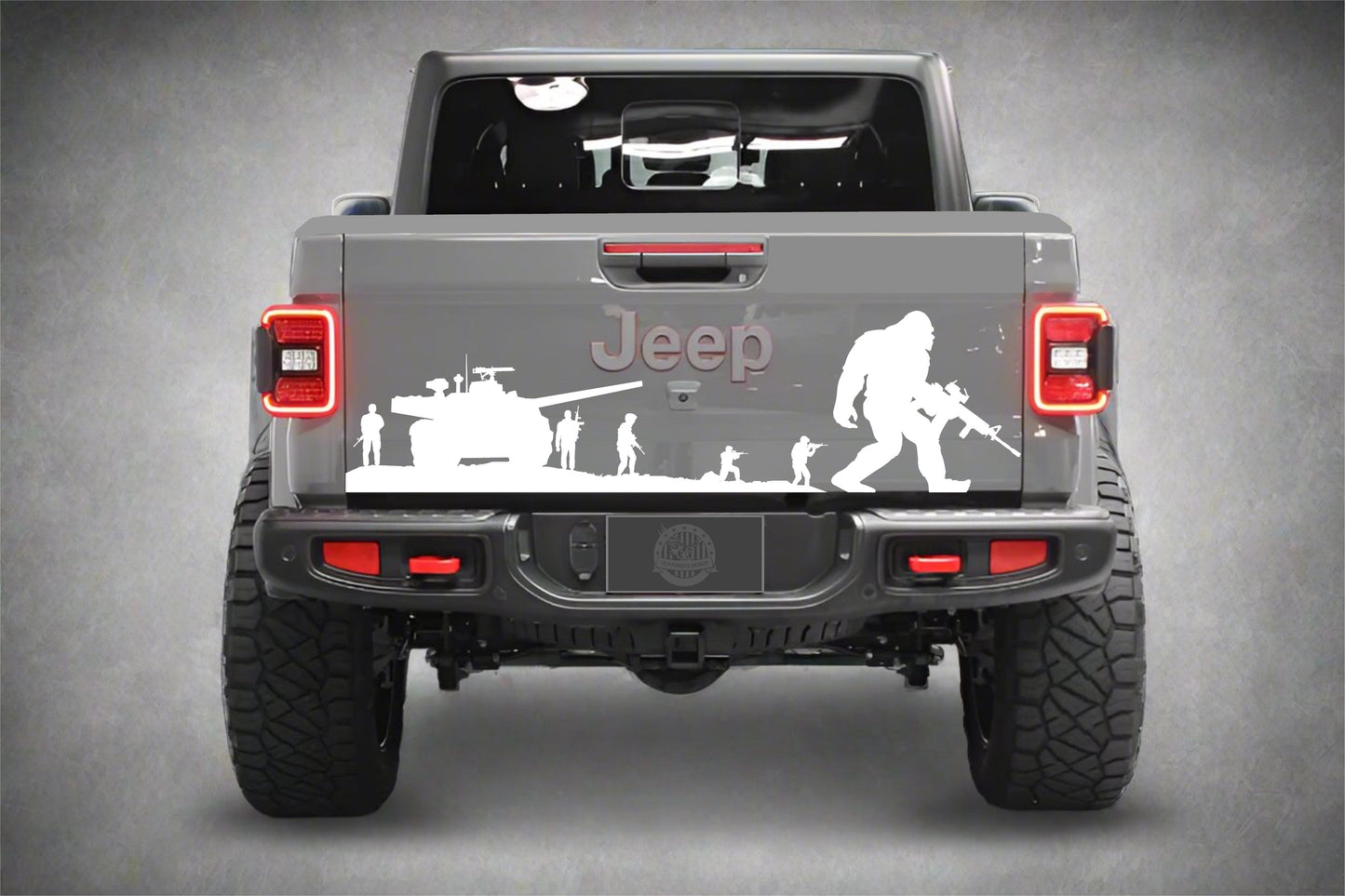 Military Soldiers Sasquatch Decal