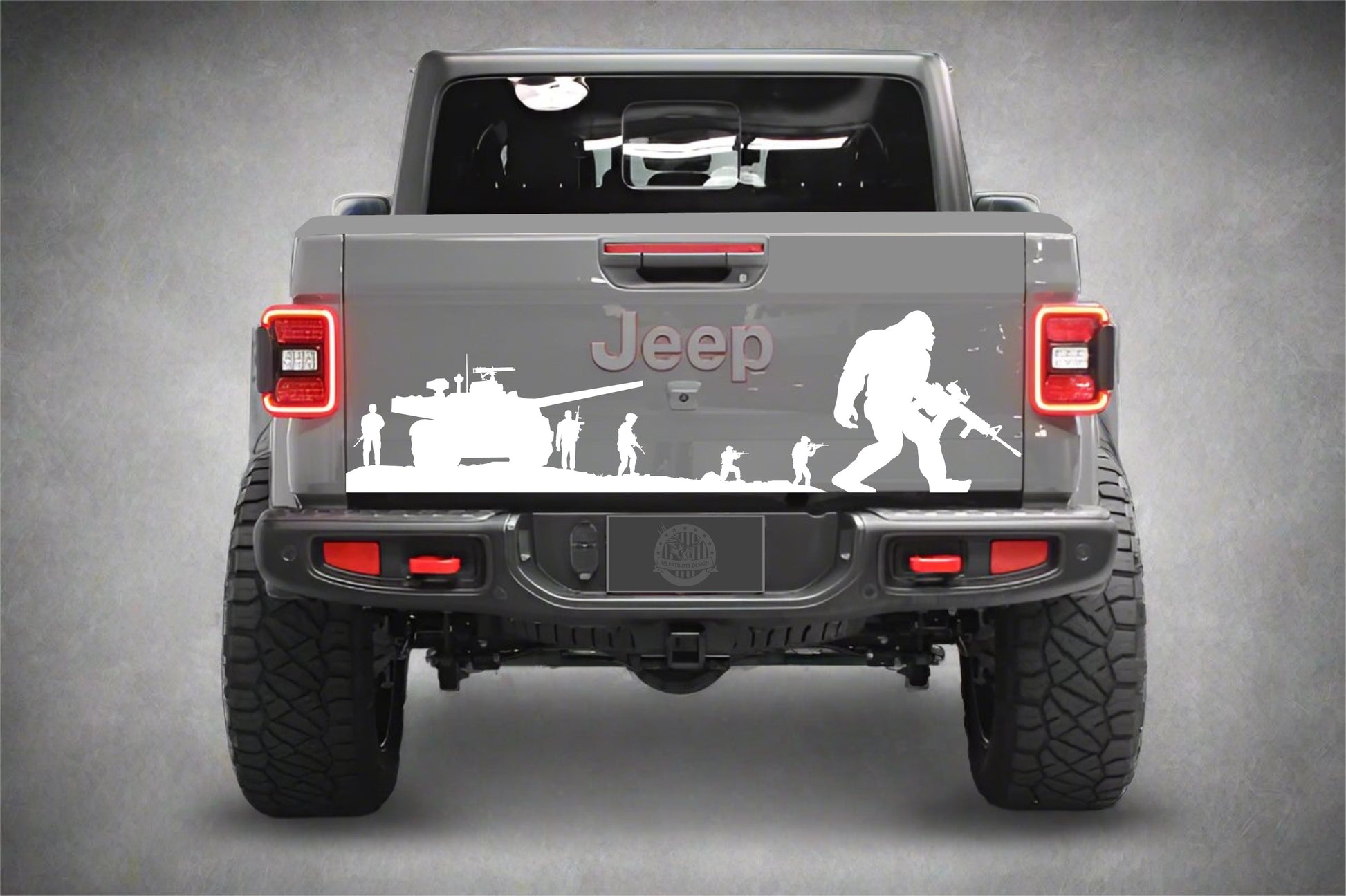 Military Soldiers Sasquatch Decal