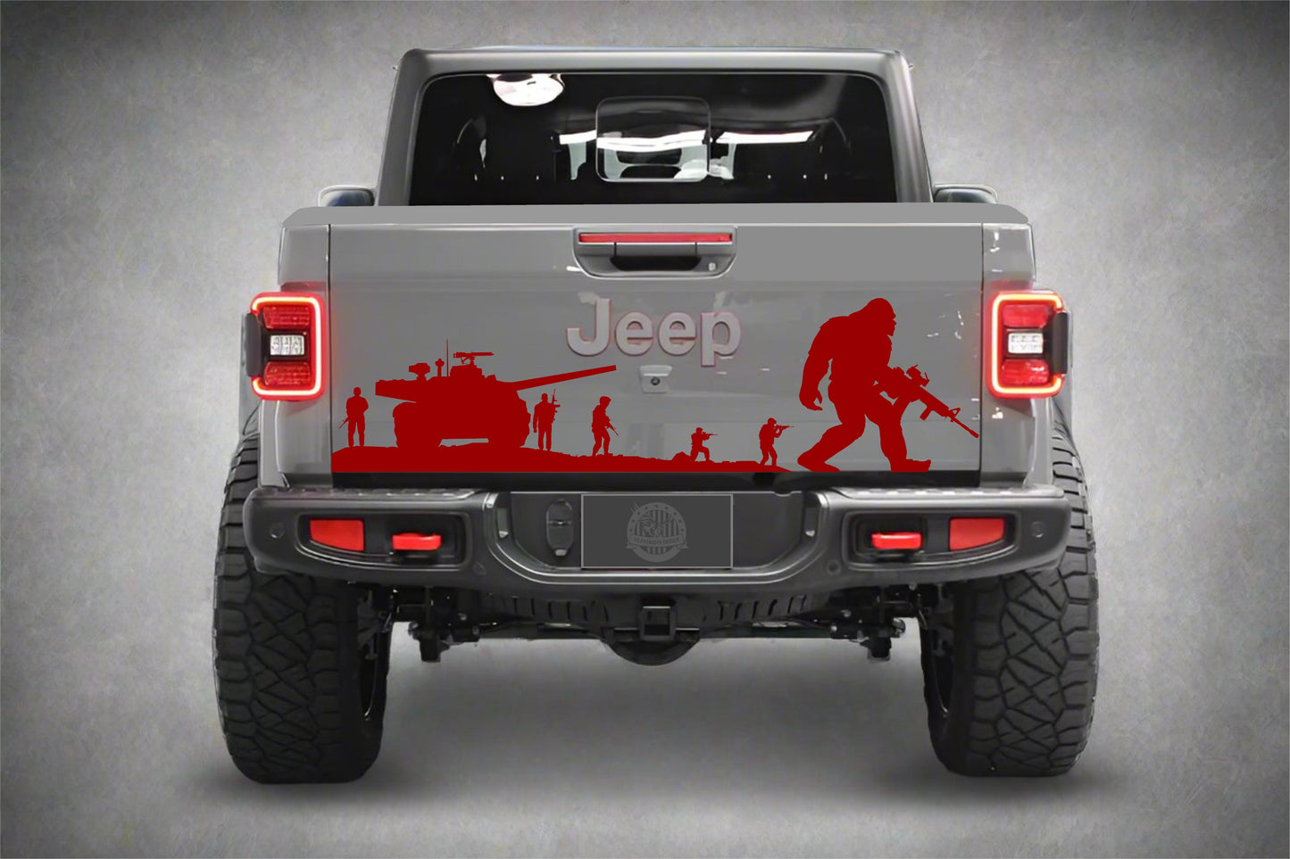 Military Soldiers Sasquatch Decal