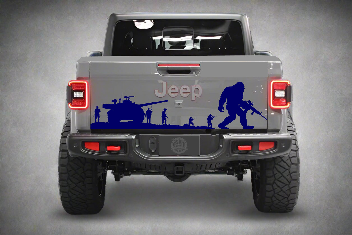 Military Soldiers Sasquatch Decal
