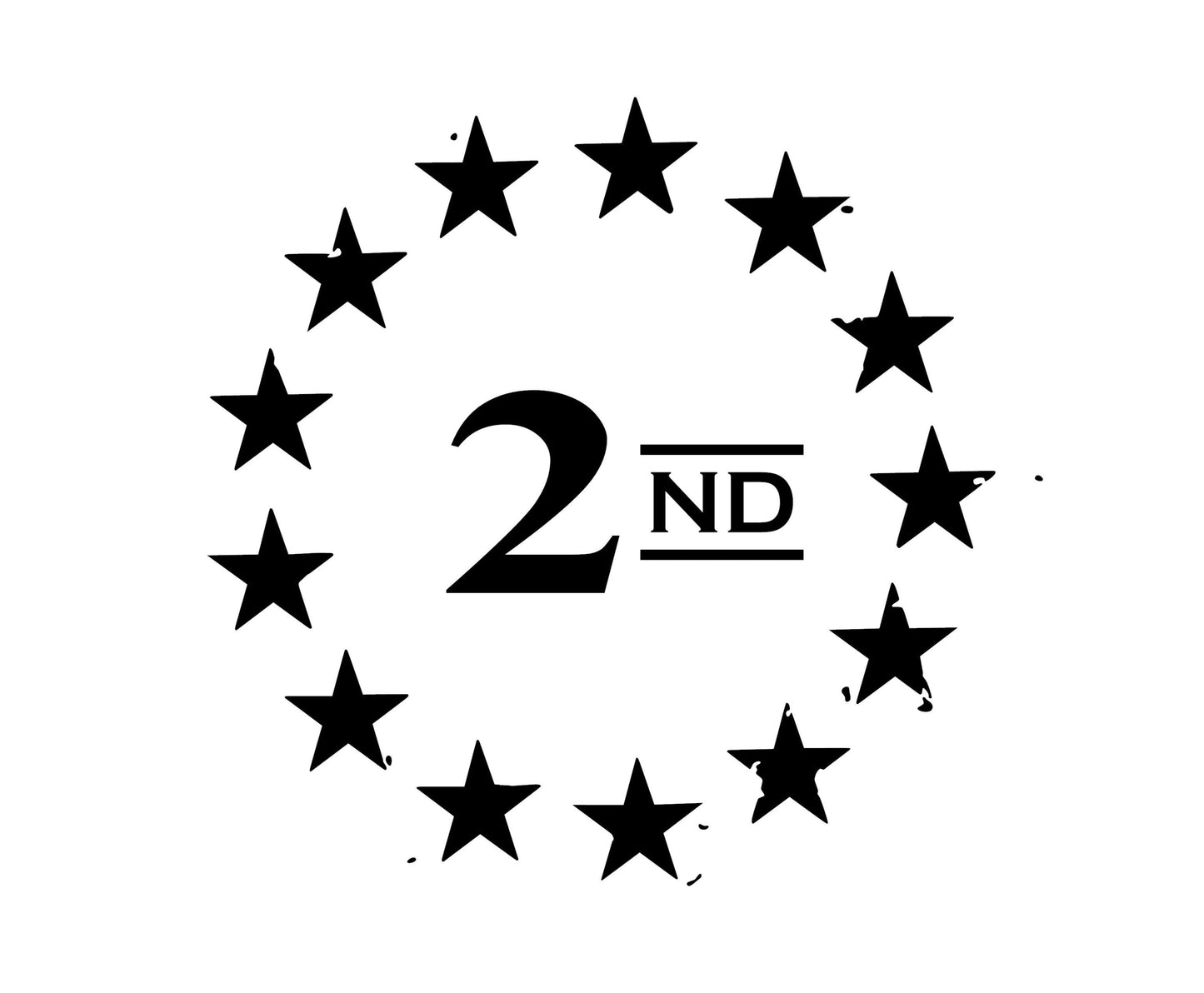 2nd Amendment USA Flag Patriotic Vinyl Decal For Jeeps, Trucks, Cars..