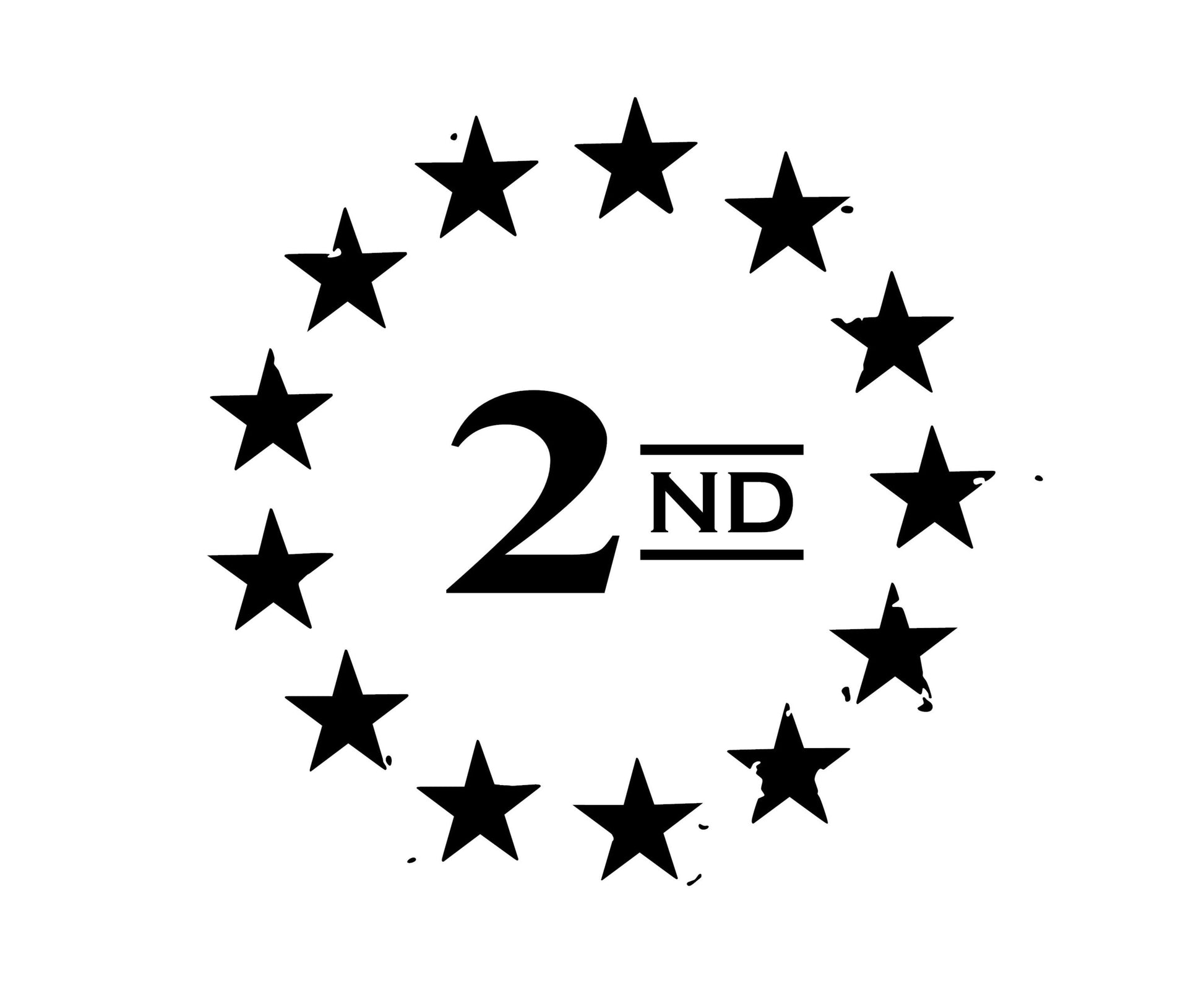 2nd Amendment USA Flag Patriotic Vinyl Decal For Jeeps, Trucks, Cars..