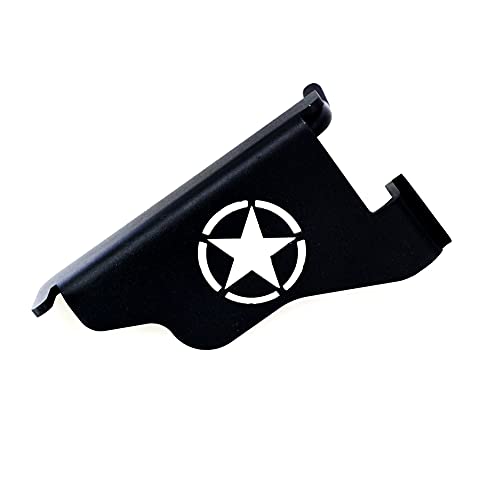 Set of Black Exterior Door Hinge Front Foot Peg Rest Pedal for Jeep Wrangler TJ 1997-2006