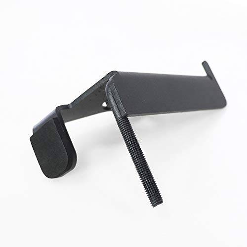 Set of Black Exterior Door Hinge Front Foot Peg Rest Pedal for Jeep Wrangler TJ 1997-2006