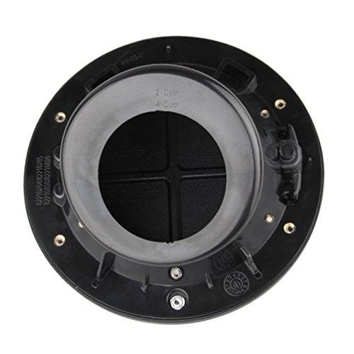 Gas Tank Door Cover Cap for 2007-2017 Jeep Wrangler 4-Doors JKU