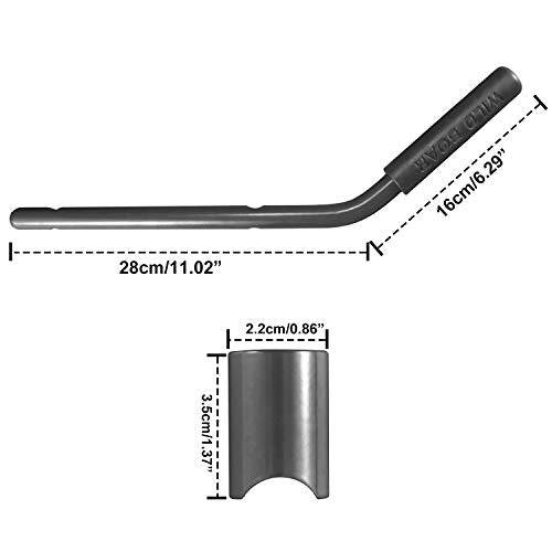 Front Grab Handle Grab Bar Compatible with Jeep Wrangler JK Rubicon Sahara Sport 2007-2017 2/4 Door Solid Steel 2 Pieces