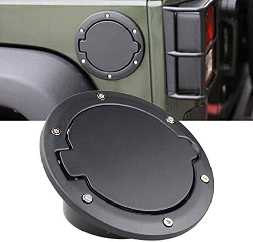 Gas Tank Door Cover Cap for 2007-2017 Jeep Wrangler 4-Doors JKU