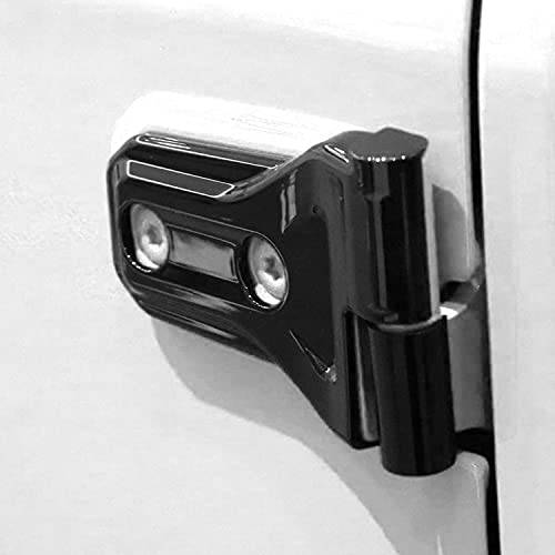 8pc Door Hinge Trim Cover Exterior Accessories Fit for 2018 2019 2020 2021 Jeep Wrangler JL & Unlimited