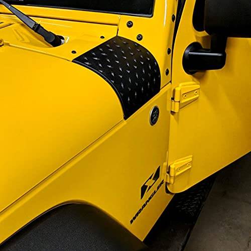 Hood Cowl Body Armor Cover Compatible for 2007-2017 Jeep Wrangler JK JKU