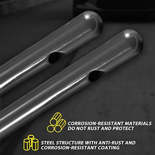Front Grab Handle Grab Bar Compatible with Jeep Wrangler JK Rubicon Sahara Sport 2007-2017 2/4 Door Solid Steel 2 Pieces