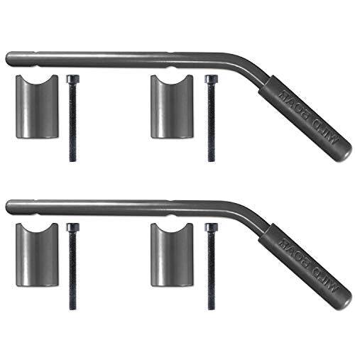 Front Grab Handle Grab Bar Compatible with Jeep Wrangler JK Rubicon Sahara Sport 2007-2017 2/4 Door Solid Steel 2 Pieces