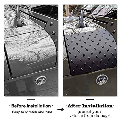 Hood Cowl Body Armor Cover Compatible for 2007-2017 Jeep Wrangler JK JKU