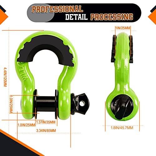 D-Shackles 3/4" D-Ring Shackles w/ 7/8'' Pin | Heavy Duty D-Ring