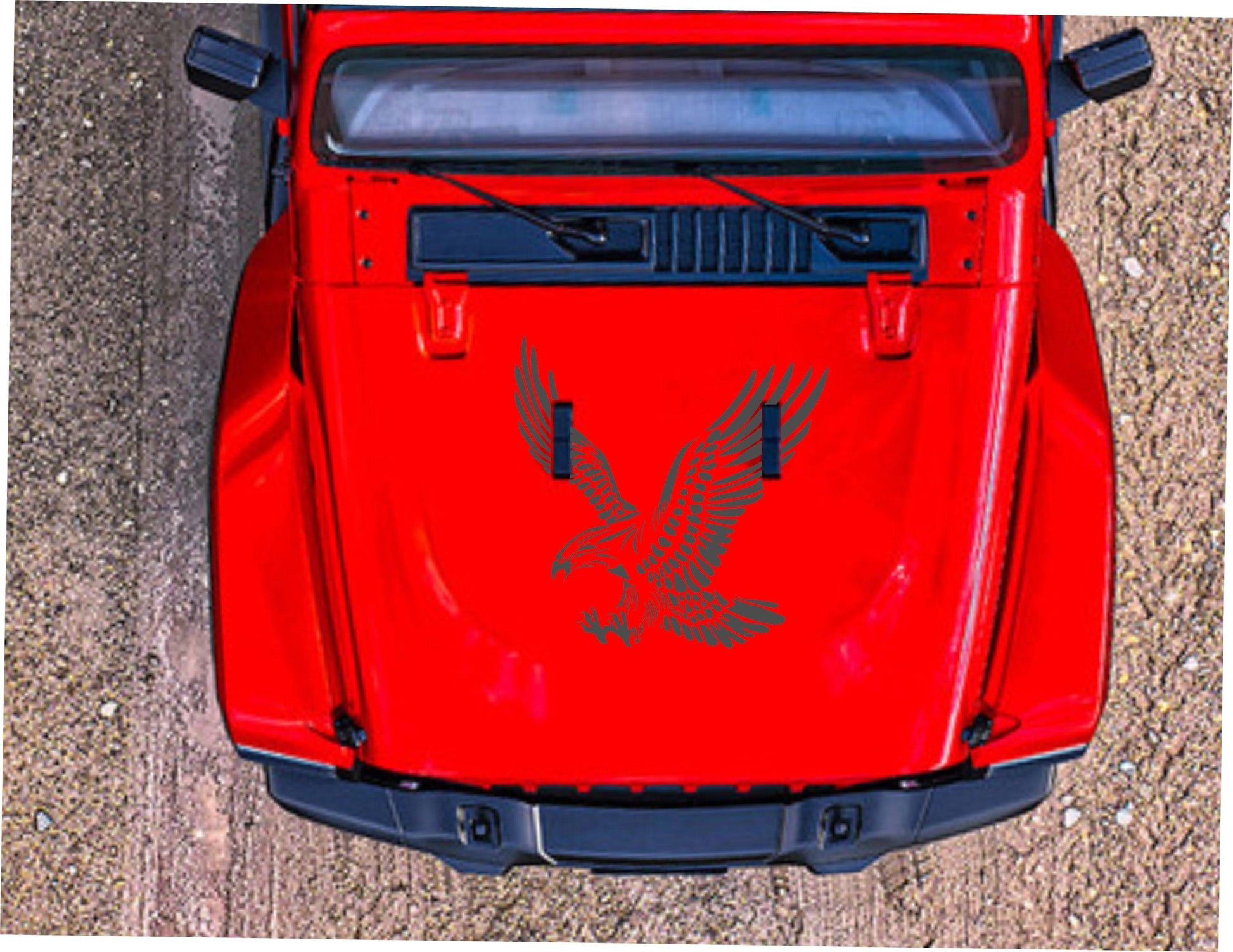 AMERICAN EAGLE HOOD DECAL