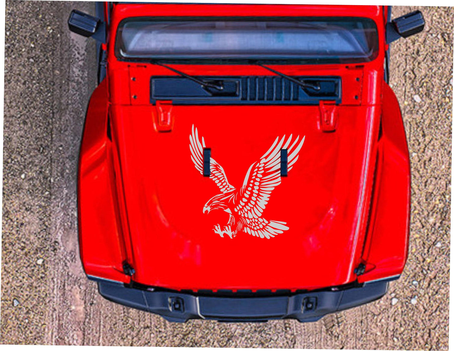 AMERICAN EAGLE HOOD DECAL