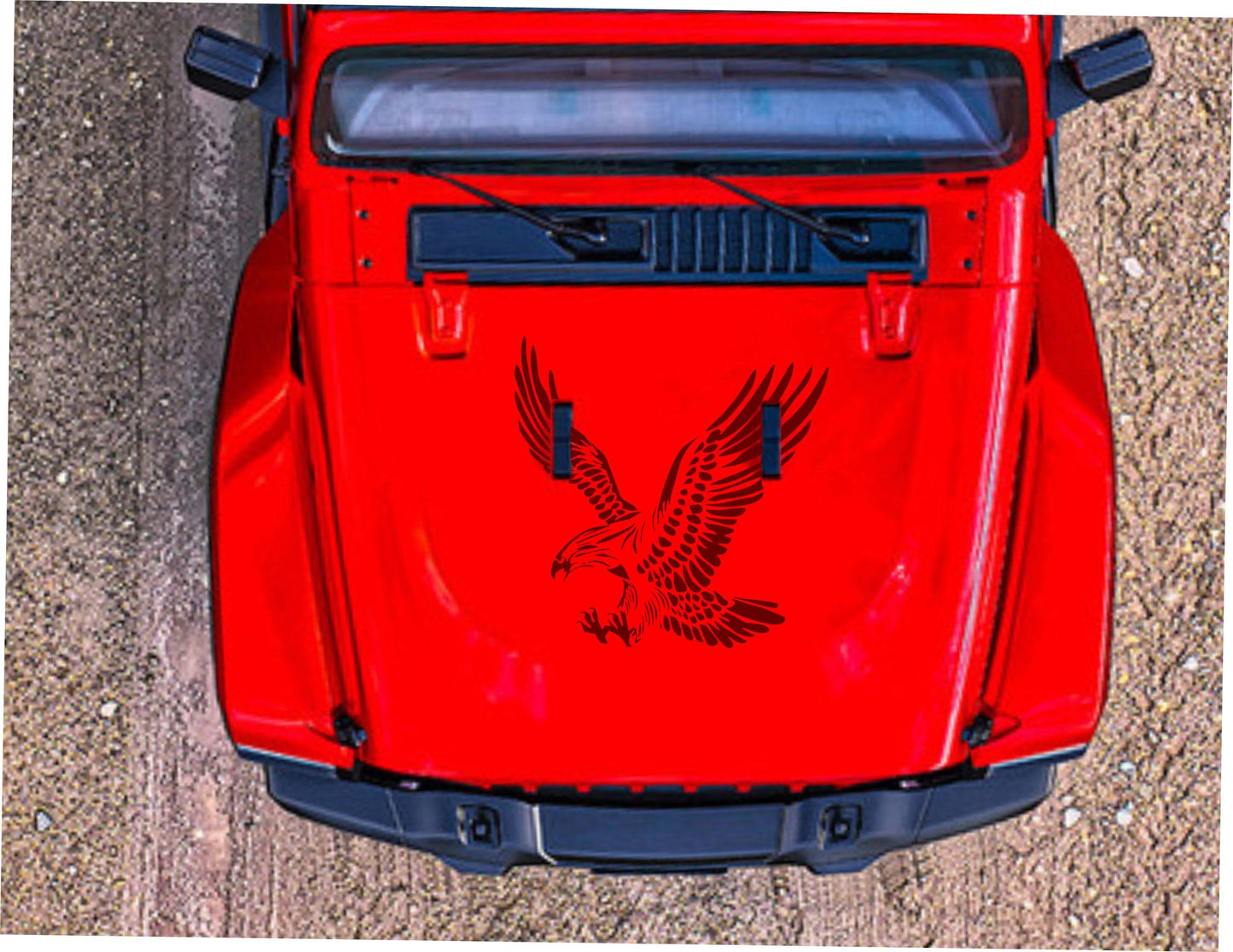 AMERICAN EAGLE HOOD DECAL
