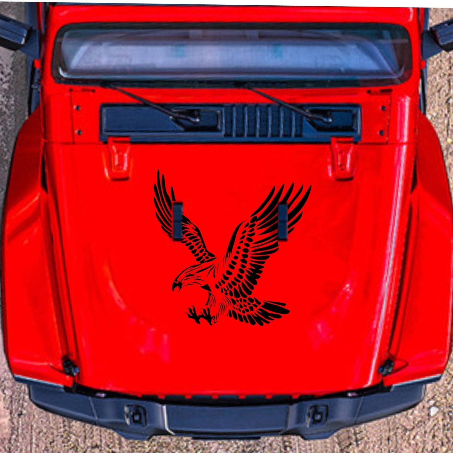 AMERICAN EAGLE HOOD DECAL