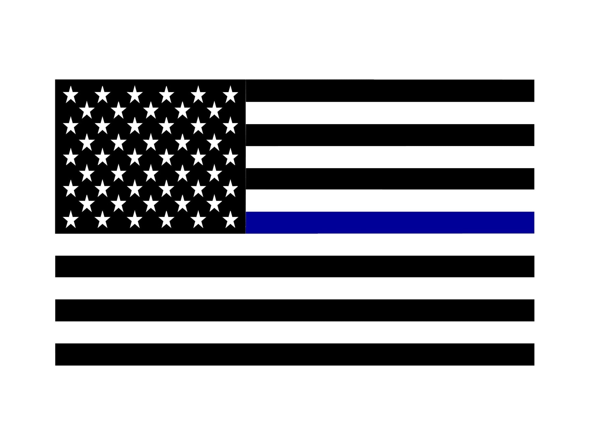 SET OF AMERICAN FLAG " BLUE LIVES MATTER" VINYL DECALS FOR CARS, JEEPS, TRUCKS, WINDOWS...