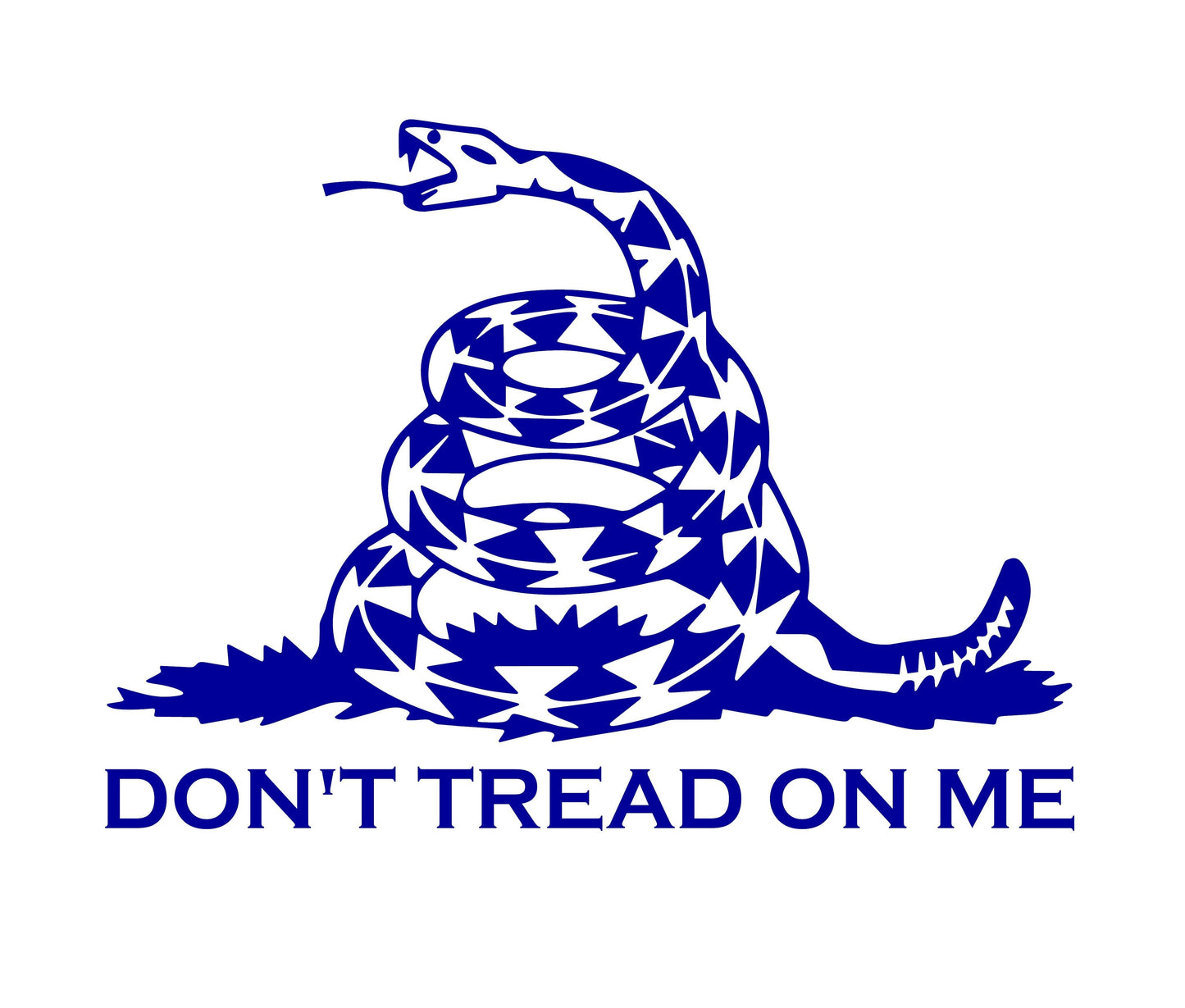 DON'T TREAD ON ME" GADSDEN FLAG RATTLESNAKE SYMBOL OF FREEDOM VINYL DECAL