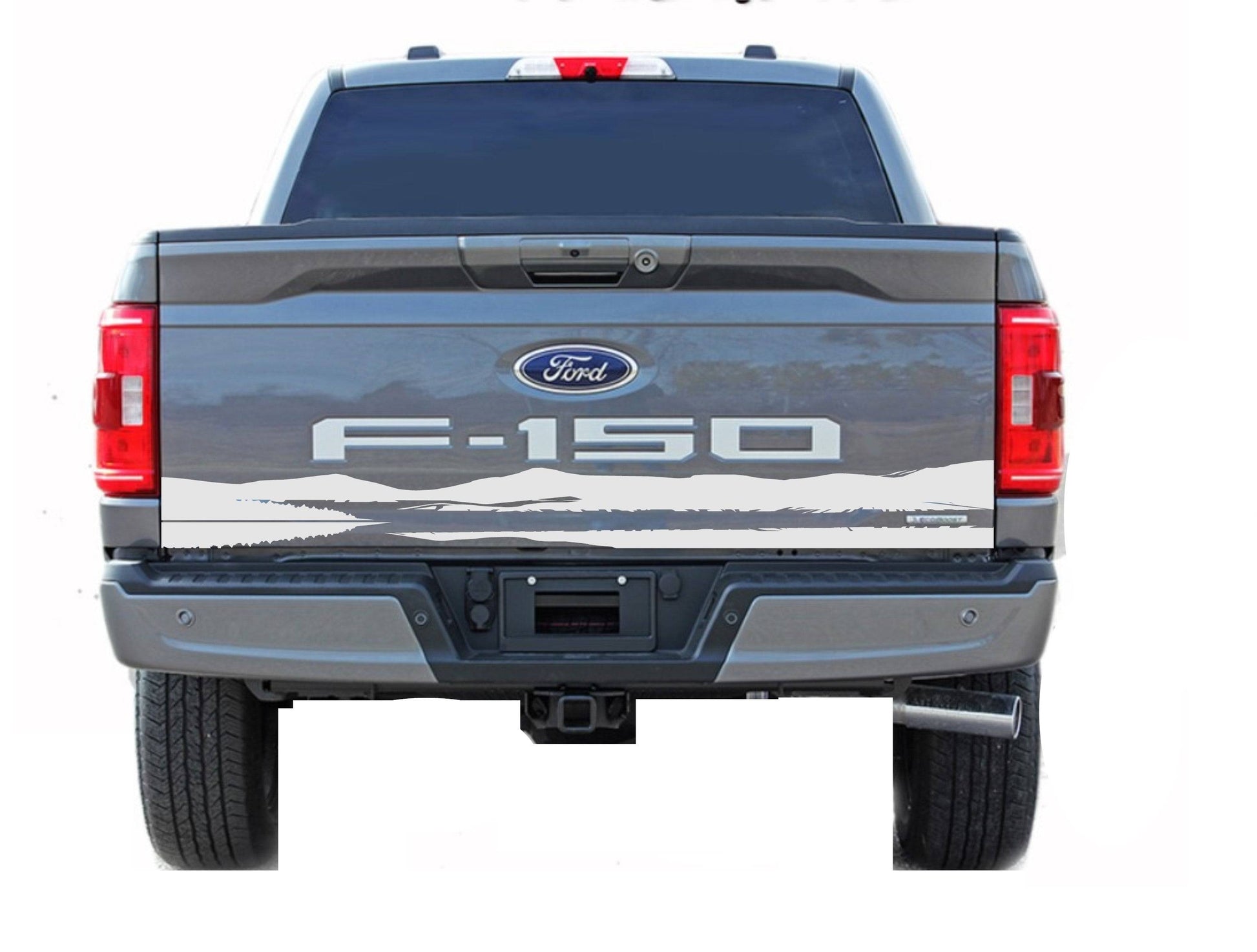 Mountain Silhouette for 2021 2022 Ford F-150 Tailgate Vinyl Decal