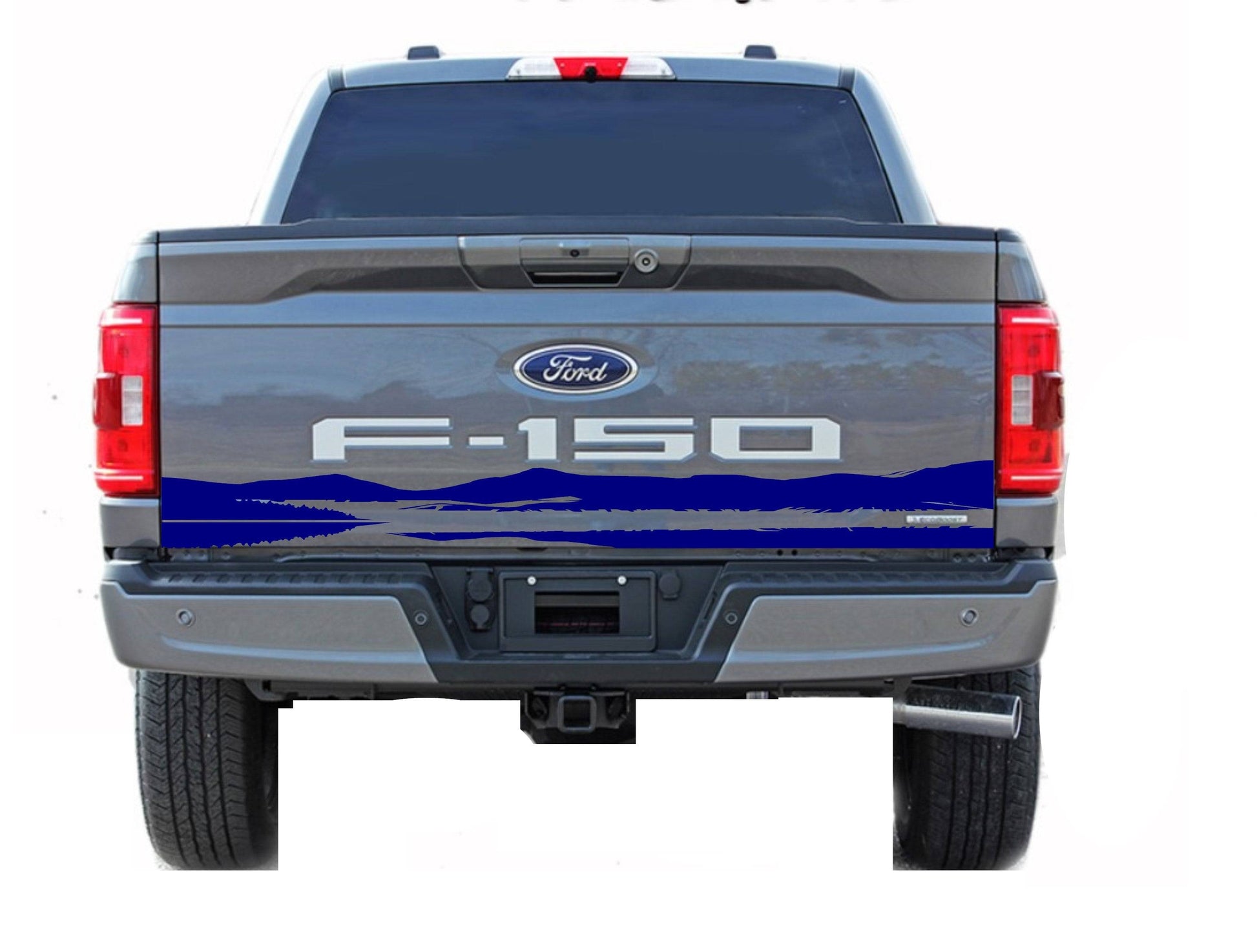 Mountain Silhouette for 2021 2022 Ford F-150 Tailgate Vinyl Decal