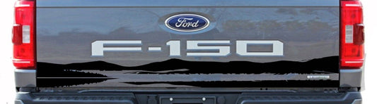 Mountain Silhouette for 2021 2022 Ford F-150 Tailgate Vinyl Decal