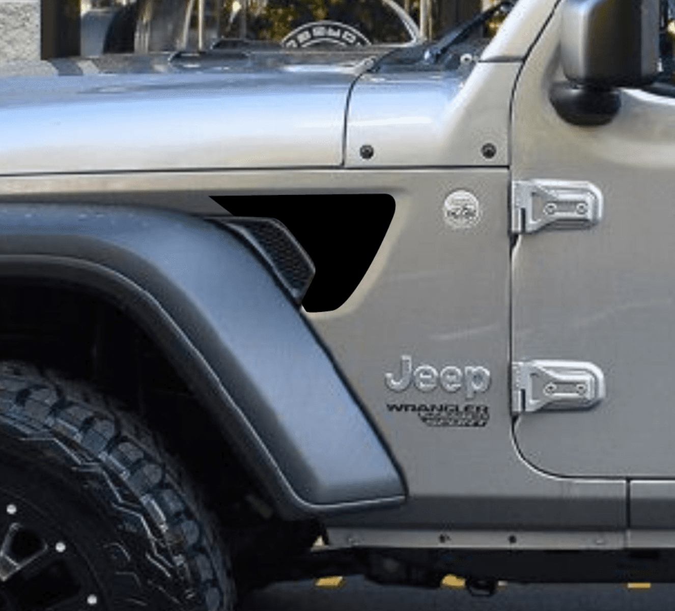 Set of Fender Vents Decal Stickers for Jeep Wrangler JL & Jeep Gladiator Trucks