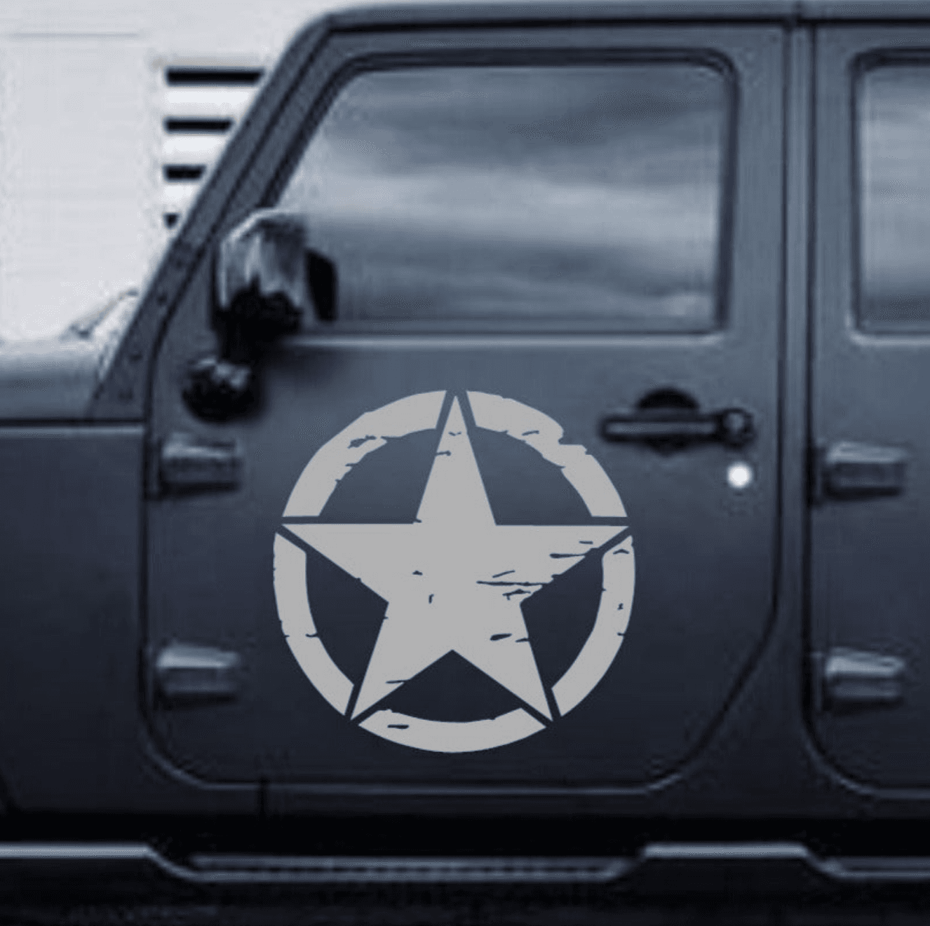 Military Star Decals for Trucks, Jeeps, Cars, SUVs | Sizes Available